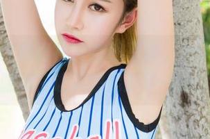 MiStar魅妍社 - 在线写真，Ashely丽丽的校服风格让人想起那年一起打水仗！
