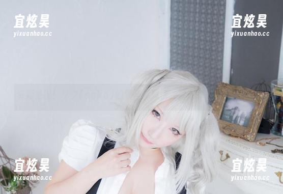资源来啦！サク(saku)的双马尾风情，简直就是青春的味道！